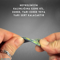 Cosclay Deko Esnek Polimer Kil – Heykel ve Dekoratif Çalışmalar İçin