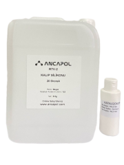 1. Kalite Beyaz RTV-2 Kalıp Silikonu 20 SHORE (Sert) 5 KG