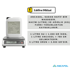 Ancasol %96 Alkol Solüsyonu - Parfüm, Oda Kokusu ve 3D Reçine Temizleyici