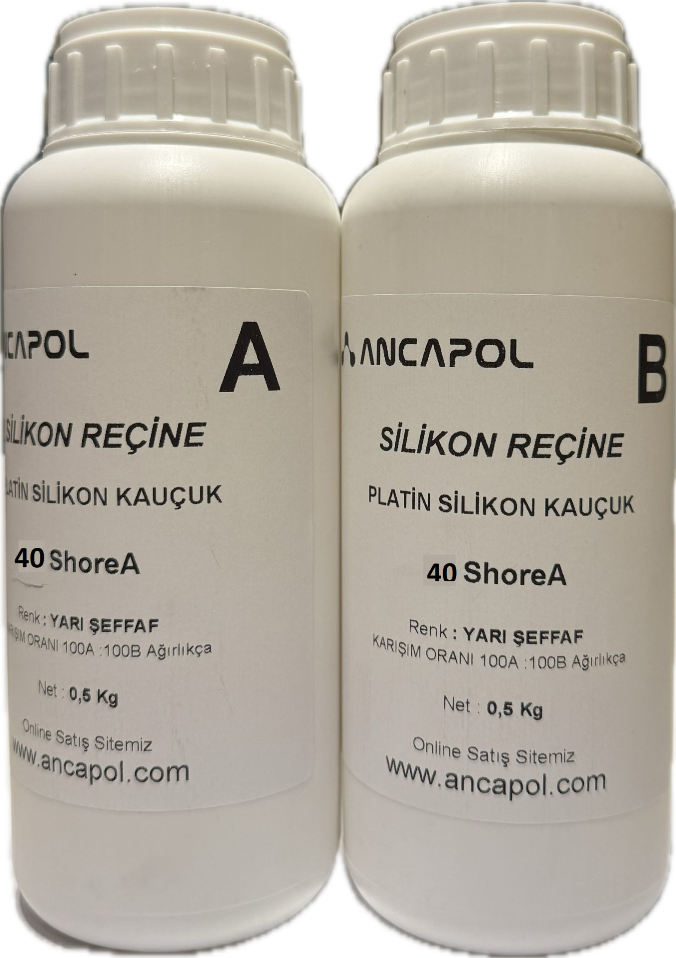 Platin Kür Kalıp Silikonu 40 Shore 1 KG