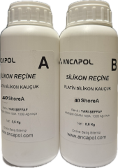 Platin Kür Kalıp Silikonu 40 Shore 1 KG