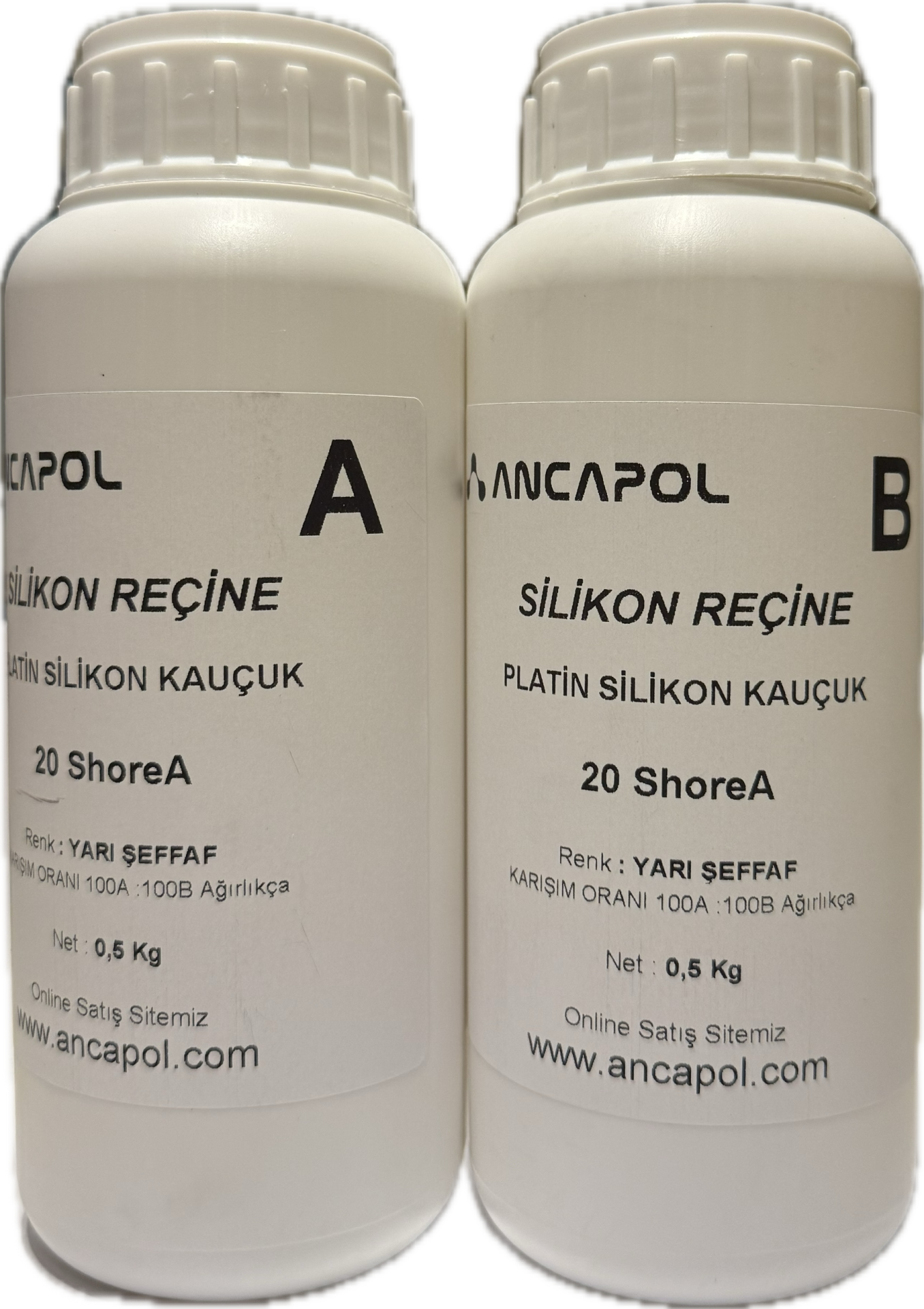 Platin Kür Kalıp Silikonu 20 Shore 1 KG