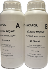 Platin Kür Kalıp Silikonu 20 Shore 1 KG