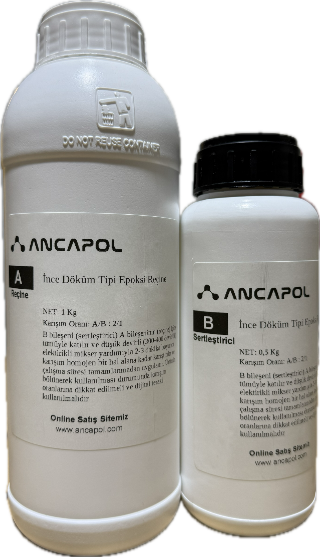 İnce Döküm Epoksi Reçine 1,5 KG