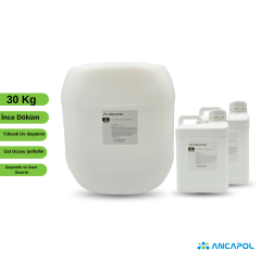 Ancapol Ultra Şeffaf İnce Döküm Epoksi Reçine Seti - Ekstra UV Dayanımlı 30 KG