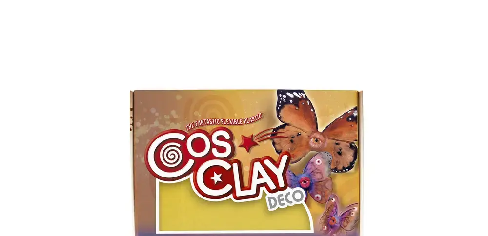 Cosclay Deko Esnek Polimer Kil – Heykel ve Dekoratif Çalışmalar İçin Sarı