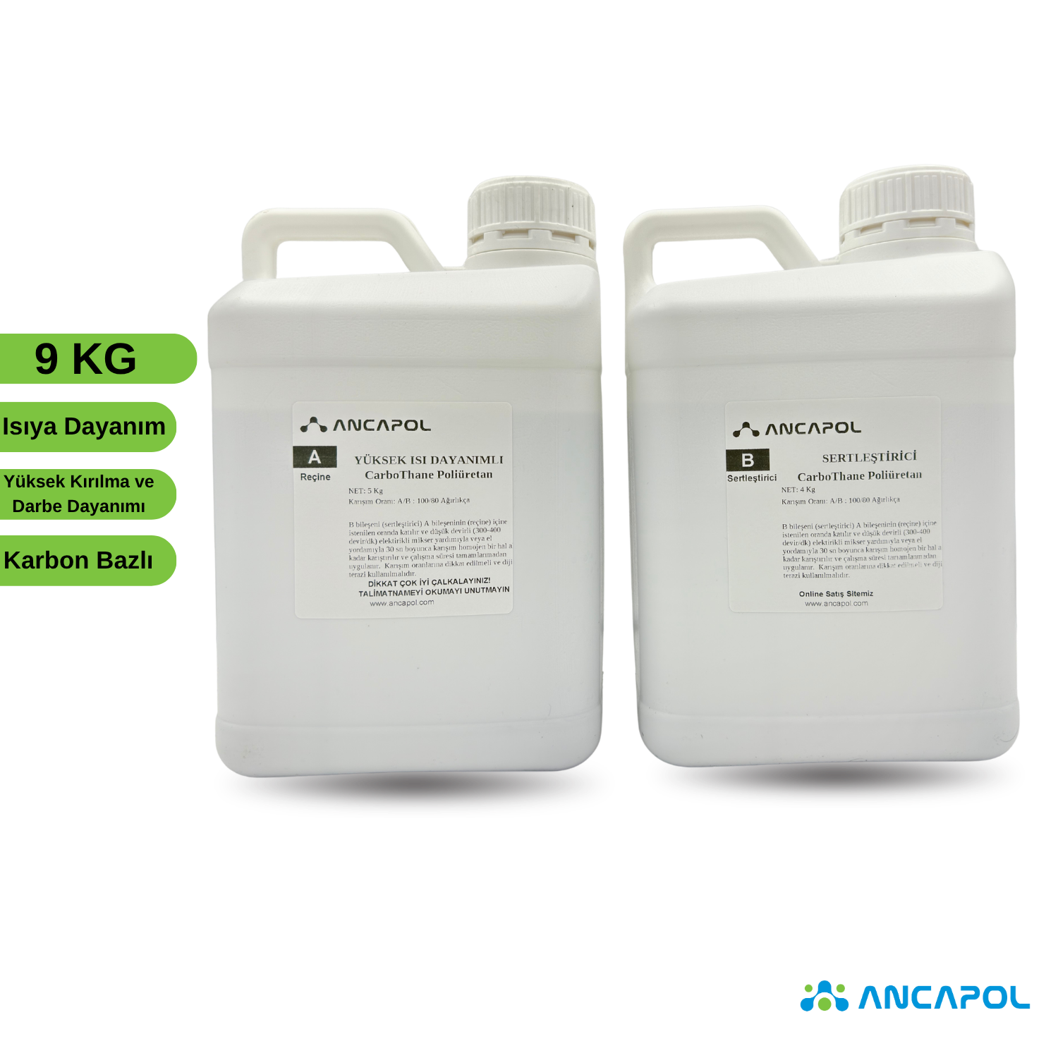 CarboThane – Yüksek Performanslı Karbon Esaslı Poliüretan Reçine 9 KG